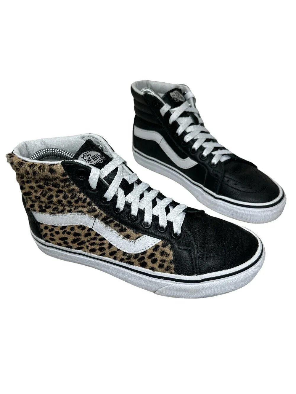Vans Sk8-Hi Reissue “Calf Hair”  Mens 5.5 Women’s 7 Cheetah Rare